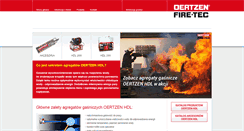 Desktop Screenshot of oertzen-firetec.pl