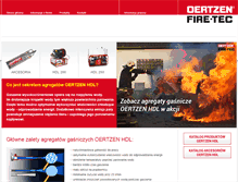 Tablet Screenshot of oertzen-firetec.pl